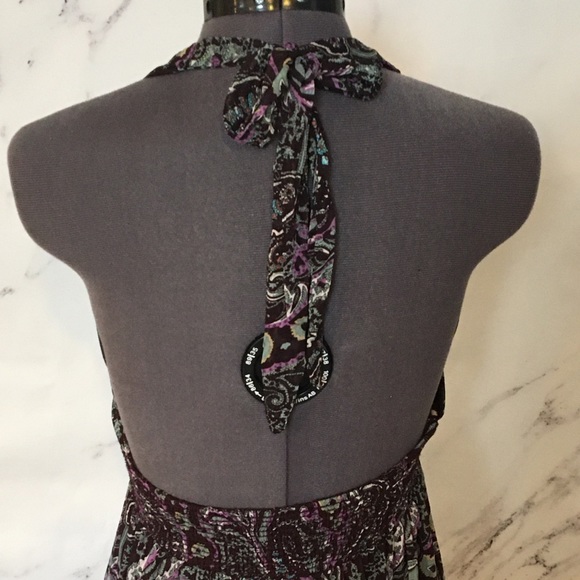 Xhilaration Halter Maxi Dress Sz L - Picture 6 of 8
